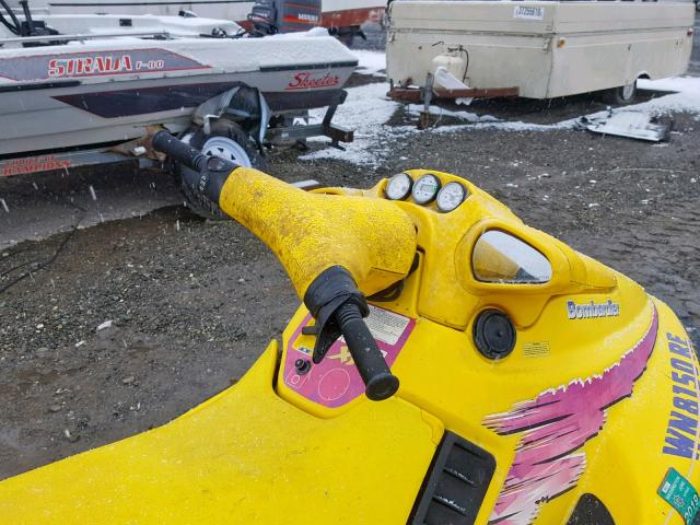 ZZN66019L596 - 1996 BOMBARDIER SEADOO YELLOW photo 5