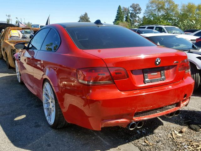 WBSWD93588PY41098 - 2008 BMW M3 RED photo 3