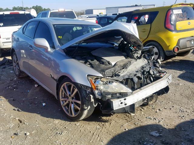 JTHBE262485019274 - 2008 LEXUS IS 350 SILVER photo 1