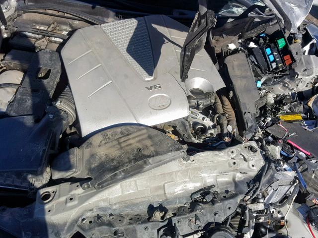 JTHBE262485019274 - 2008 LEXUS IS 350 SILVER photo 7