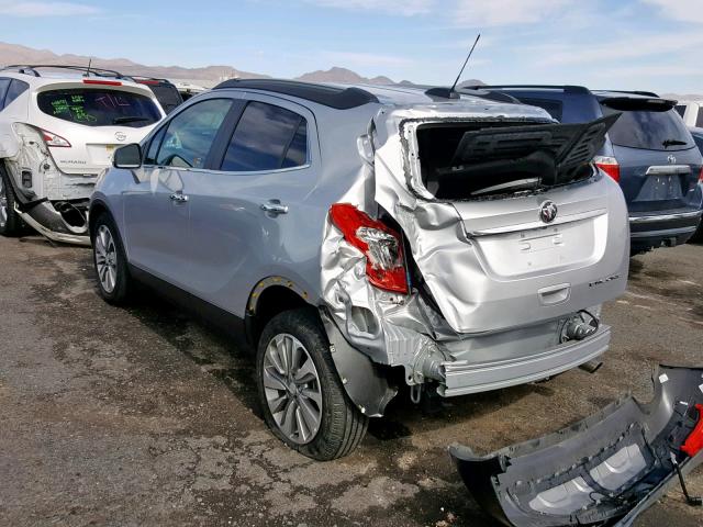 KL4CJASB0KB701220 - 2019 BUICK ENCORE PRE SILVER photo 3