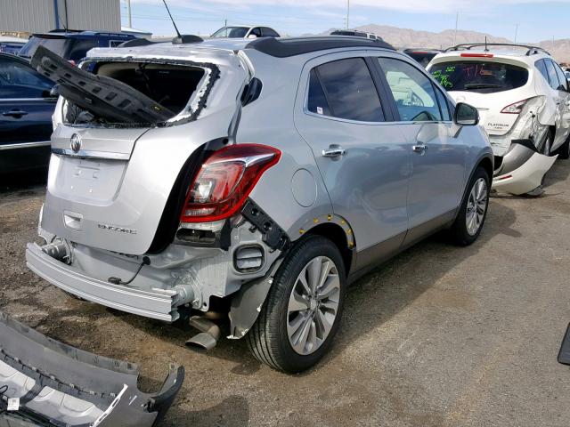 KL4CJASB0KB701220 - 2019 BUICK ENCORE PRE SILVER photo 4