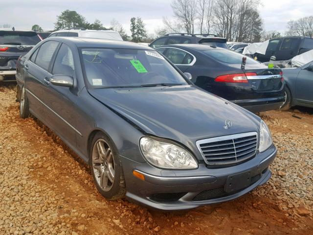 WDBNG75J66A480638 - 2006 MERCEDES-BENZ S 500 GRAY photo 1