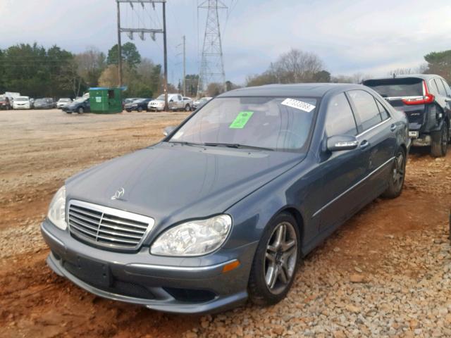 WDBNG75J66A480638 - 2006 MERCEDES-BENZ S 500 GRAY photo 2