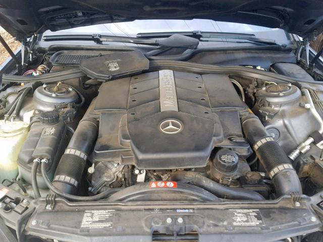 WDBNG75J66A480638 - 2006 MERCEDES-BENZ S 500 GRAY photo 7