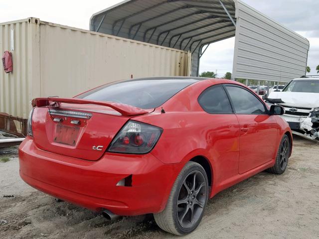 JTKDE167350049755 - 2005 TOYOTA SCION TC წითელი ფოტო 4