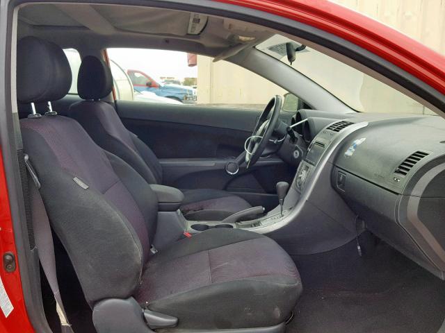 JTKDE167350049755 - 2005 TOYOTA SCION TC წითელი ფოტო 5