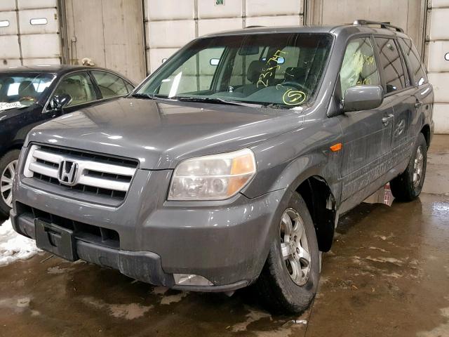 5FNYF18328B007437 - 2008 HONDA PILOT SE GRAY photo 2