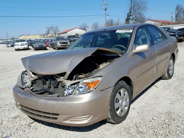 4T1BE32K53U670730 - 2003 TOYOTA CAMRY LE GOLD photo 2