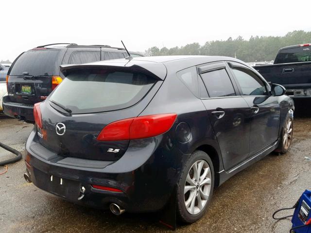 JM1BL1H66A1320269 - 2010 MAZDA 3 S BLACK photo 4