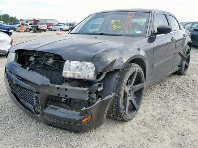 2C3KA43R16H216908 - 2006 CHRYSLER 300 BLACK photo 2