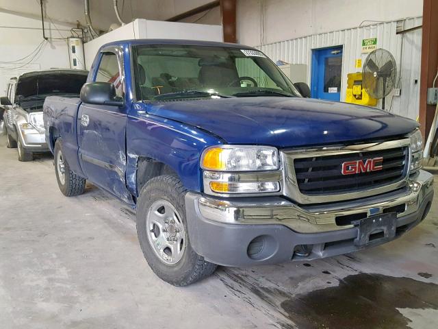 1GTEC14X04Z212392 - 2004 GMC NEW SIERRA BLUE photo 1