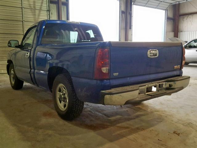 1GTEC14X04Z212392 - 2004 GMC NEW SIERRA BLUE photo 3