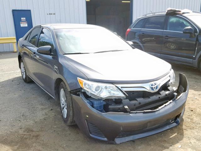 4T1BD1FK1DU094251 - 2013 TOYOTA CAMRY HYBR CHARCOAL photo 1