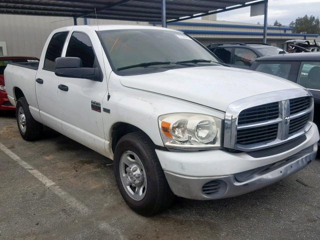 3D7KR28D47G717918 - 2007 DODGE RAM 2500 S WHITE photo 1