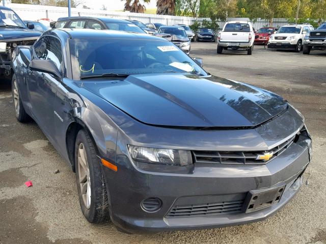 2G1FB1E39F9139614 - 2015 CHEVROLET CAMARO LS BLACK photo 1