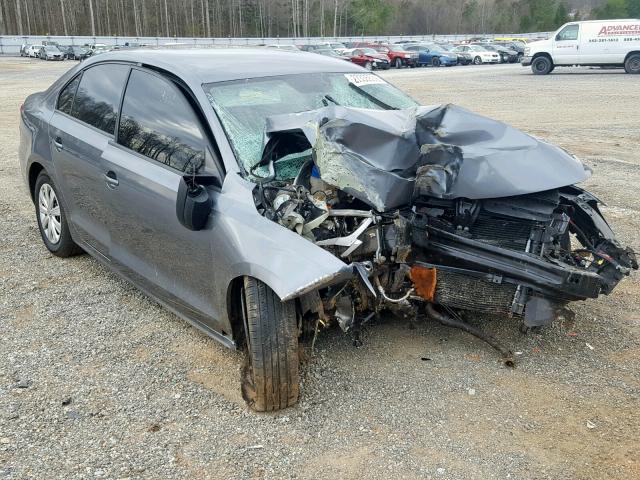 3VW1K7AJ5CM363455 - 2012 VOLKSWAGEN JETTA BASE SILVER photo 1