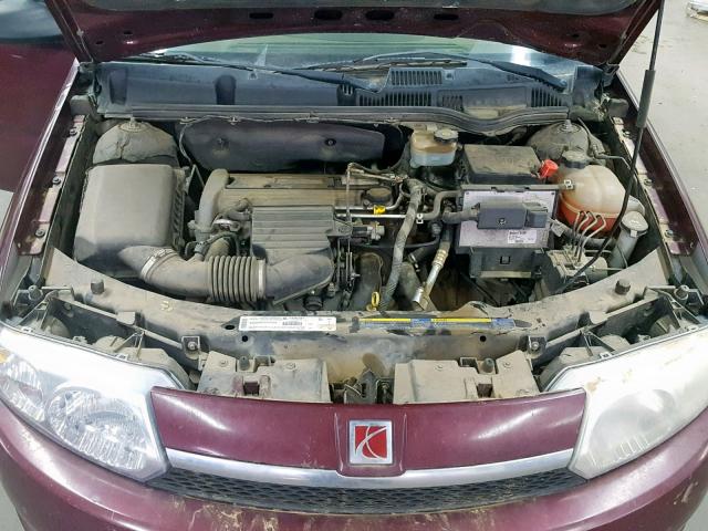 1G8AF52F03Z161959 - 2003 SATURN ION LEVEL MAROON photo 7