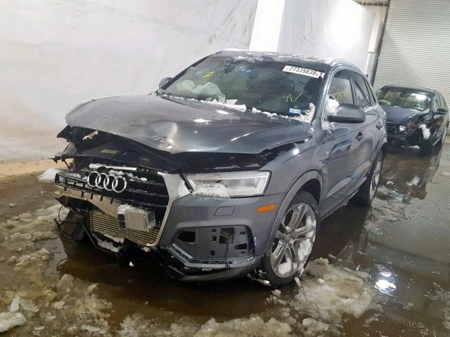 WA1GCCFSXHR013243 - 2017 AUDI Q3 PRESTIG GRAY photo 2