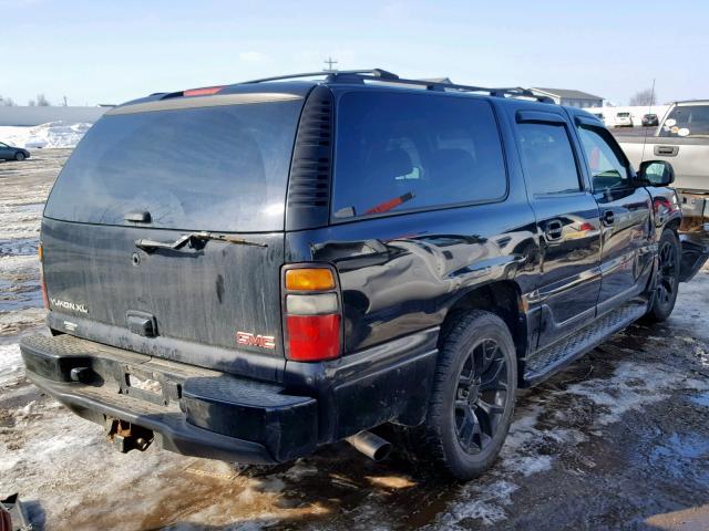 1GKFK66U76J168503 - 2006 GMC YUKON XL D BLACK photo 4