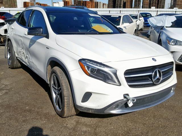 WDCTG4GB0FJ038106 - 2015 MERCEDES-BENZ GLA 250 4M WHITE photo 1