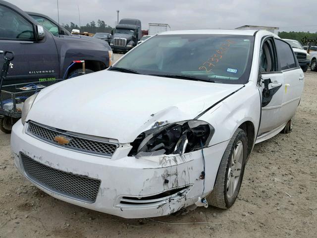 2G1WB5E37G1176670 - 2016 CHEVROLET IMPALA LIM WHITE photo 2