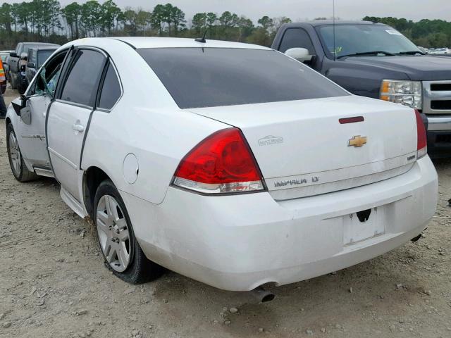 2G1WB5E37G1176670 - 2016 CHEVROLET IMPALA LIM WHITE photo 3