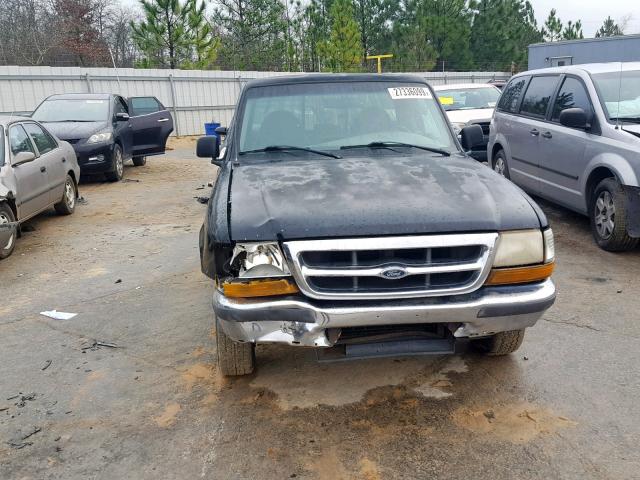 1FTYR10C5WUC97986 - 1998 FORD RANGER BLACK photo 10