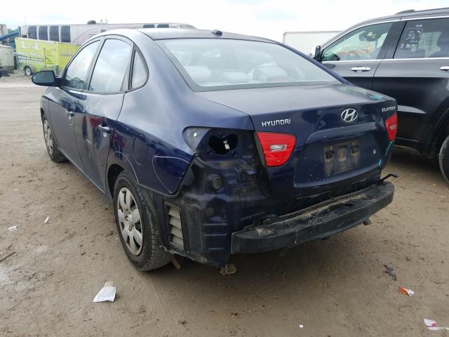 KMHDU46D08U555389 - 2008 HYUNDAI ELANTRA GLS  photo 3