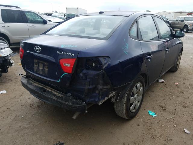 KMHDU46D08U555389 - 2008 HYUNDAI ELANTRA GLS  photo 4