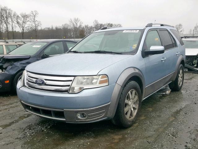 1FMDK02W38GA42349 - 2008 FORD TAURUS X S BLUE photo 2