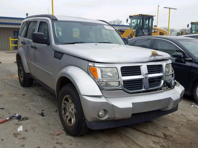 1D4PT2GKXBW518399 - 2011 DODGE NITRO SE SILVER photo 1