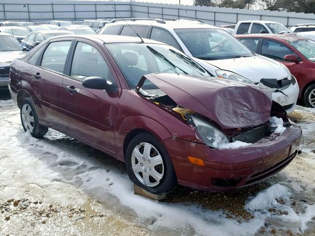 1FAFP34N87W279840 - 2007 FORD FOCUS ZX4 RED photo 1