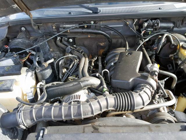 1FTYR10UX4PA41038 - 2004 FORD RANGER GRAY photo 7
