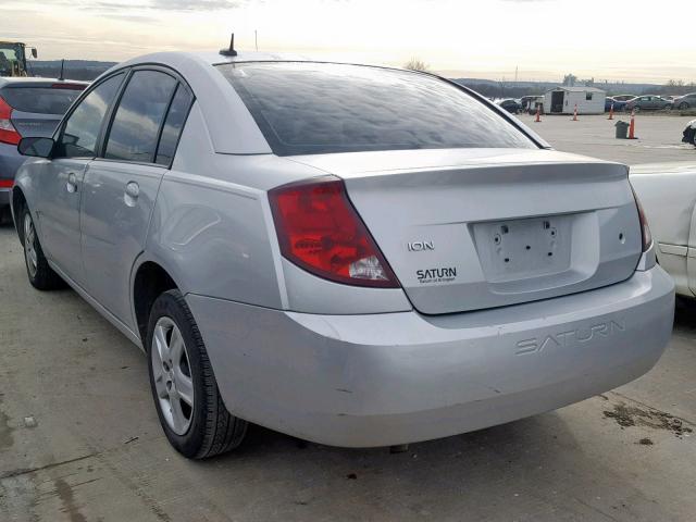 1G8AJ55F17Z151943 - 2007 SATURN ION LEVEL SILVER photo 3