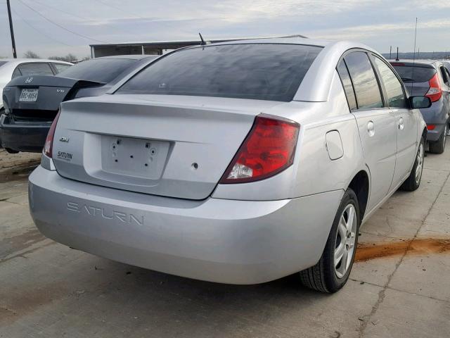 1G8AJ55F17Z151943 - 2007 SATURN ION LEVEL SILVER photo 4