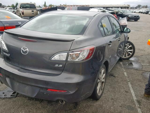 JM1BL1S61A1225112 - 2010 MAZDA 3 S GRAY photo 4