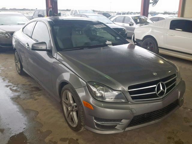 WDDGJ4HB6DG052910 - 2013 MERCEDES-BENZ C 250 GRAY photo 1