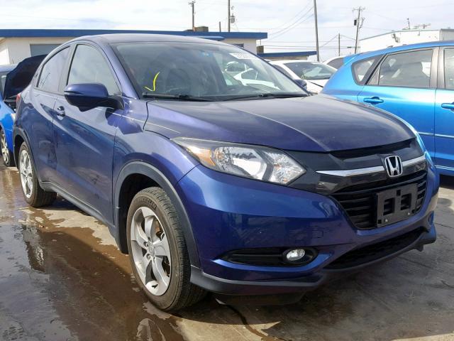 3CZRU5H51GM741574 - 2016 HONDA HR-V EX BLUE photo 1