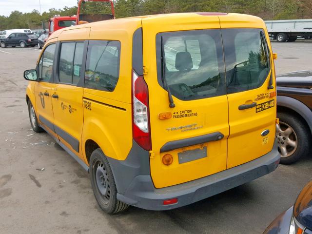 NM0GS9E71E1170367 - 2014 FORD TRANSIT CO YELLOW photo 3