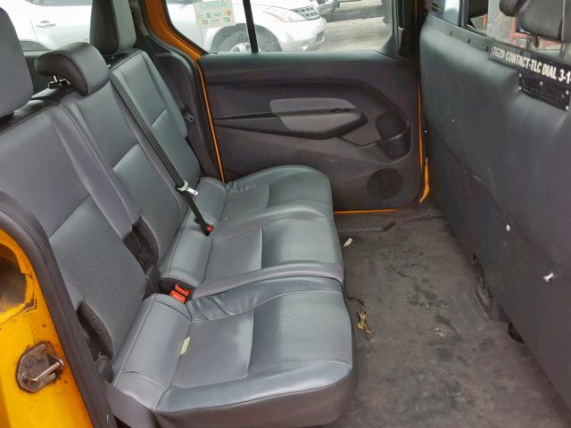 NM0GS9E71E1170367 - 2014 FORD TRANSIT CO YELLOW photo 6