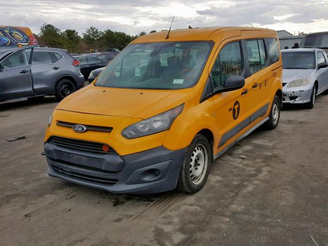 NM0GS9E7XE1170366 - 2014 FORD TRANSIT CO YELLOW photo 2