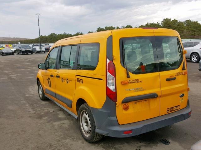 NM0GS9E7XE1170366 - 2014 FORD TRANSIT CO YELLOW photo 3