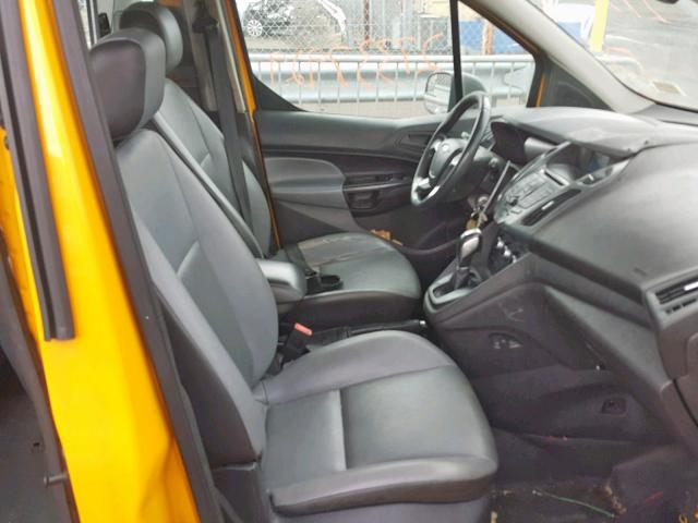 NM0GS9E7XE1170366 - 2014 FORD TRANSIT CO YELLOW photo 5