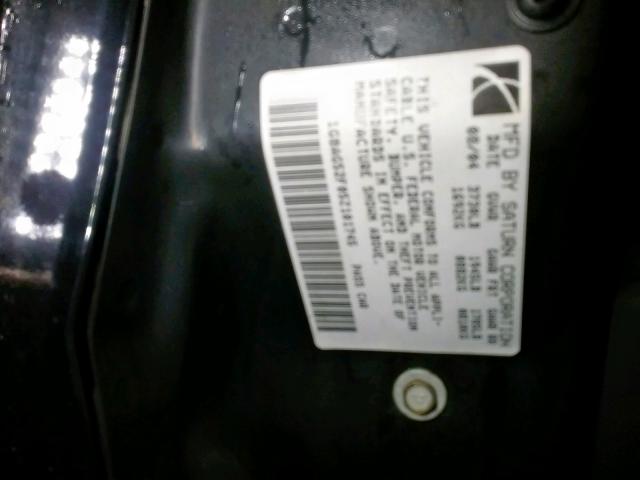 1G8AG52F05Z101745 - 2005 SATURN ION LEVEL BLACK photo 10