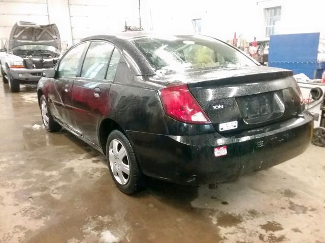 1G8AG52F05Z101745 - 2005 SATURN ION LEVEL BLACK photo 3