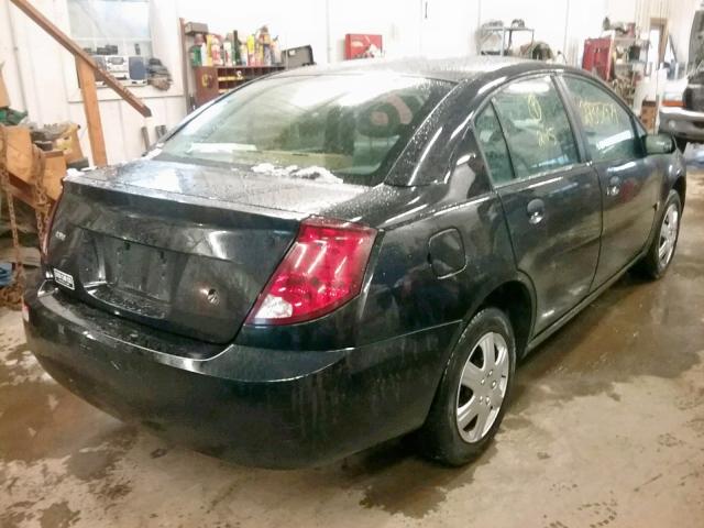 1G8AG52F05Z101745 - 2005 SATURN ION LEVEL BLACK photo 4
