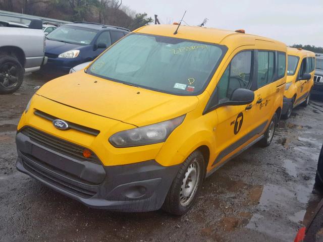 NM0GS9E78E1169264 - 2014 FORD TRANSIT CO YELLOW photo 2