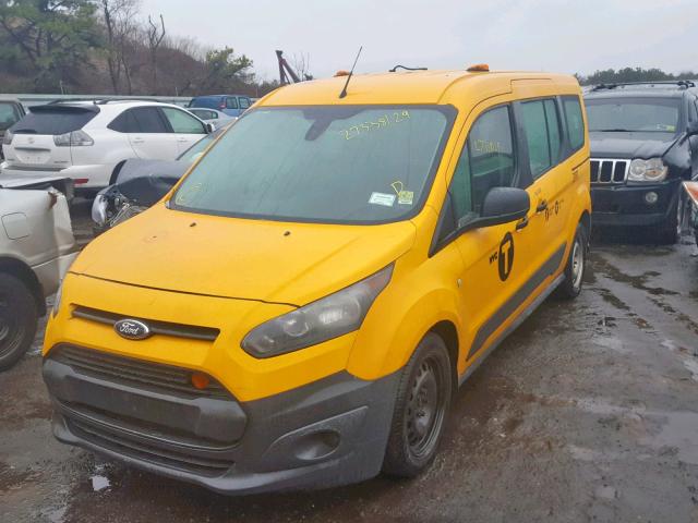 NM0GS9E77E1168218 - 2014 FORD TRANSIT CO YELLOW photo 2