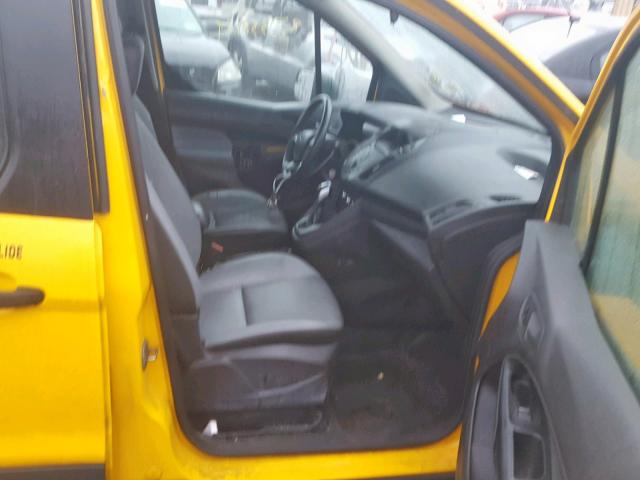 NM0GS9E77E1168218 - 2014 FORD TRANSIT CO YELLOW photo 5